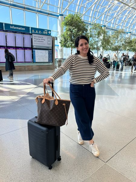 Airport look featuring my favorite new jeans and the cutest spring sweater 

#LTKmidsize #LTKtravel #LTKSeasonal