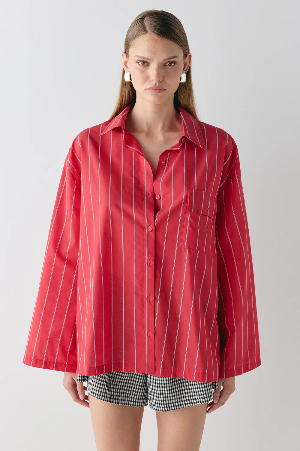 Vale Shirt Red Stripe | VRG Grl