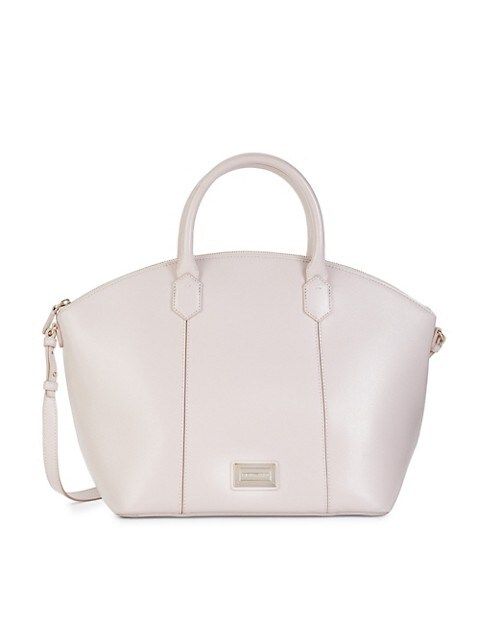 Faux-Leather Top Handle Bag | Saks Fifth Avenue OFF 5TH