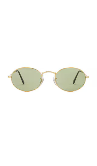 Oval Sunglasses in Arista | Revolve Clothing (Global)
