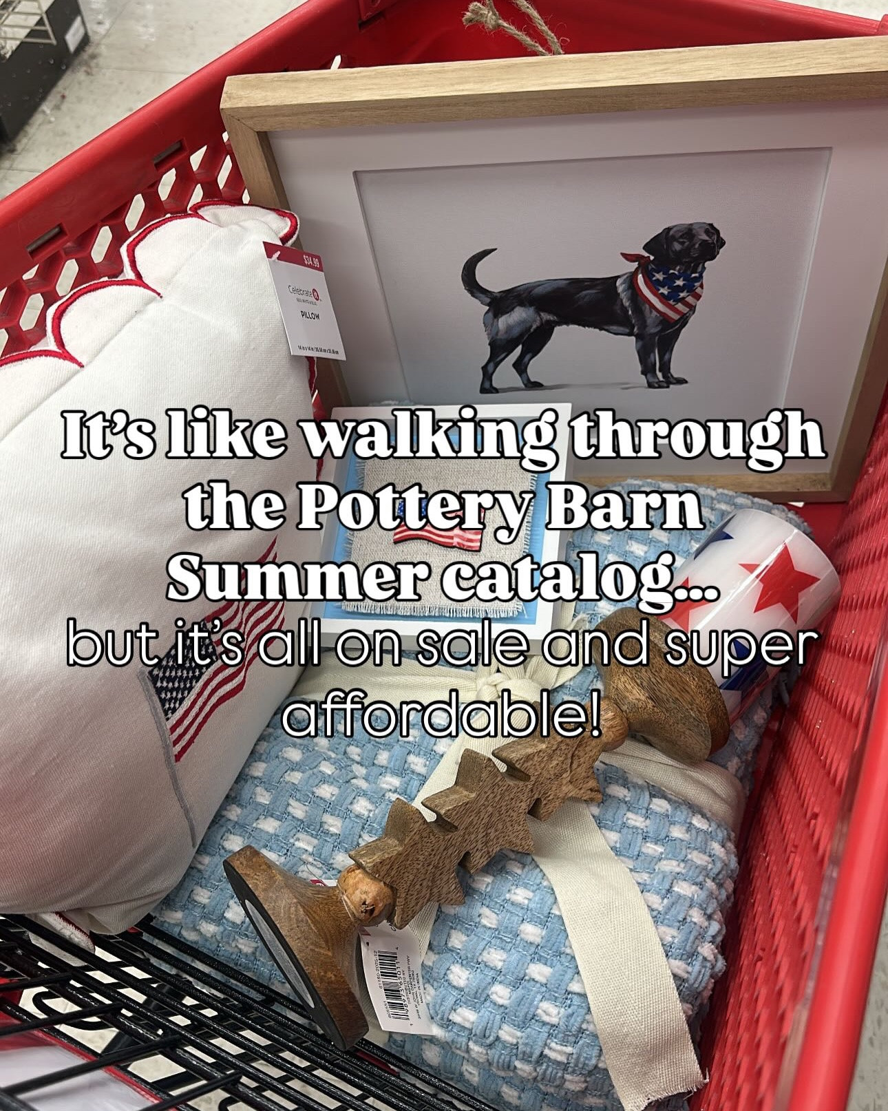 Red, white, and blue from Michael’s! 🇺🇸
Comment SEND for a DM with shopping info. 

Can’t believe how cute this new line is! Looks so expensive and high end, but it’s all on sale. 

#redwhiteblue #michaels #patriotic #memorialdayweekend #summer