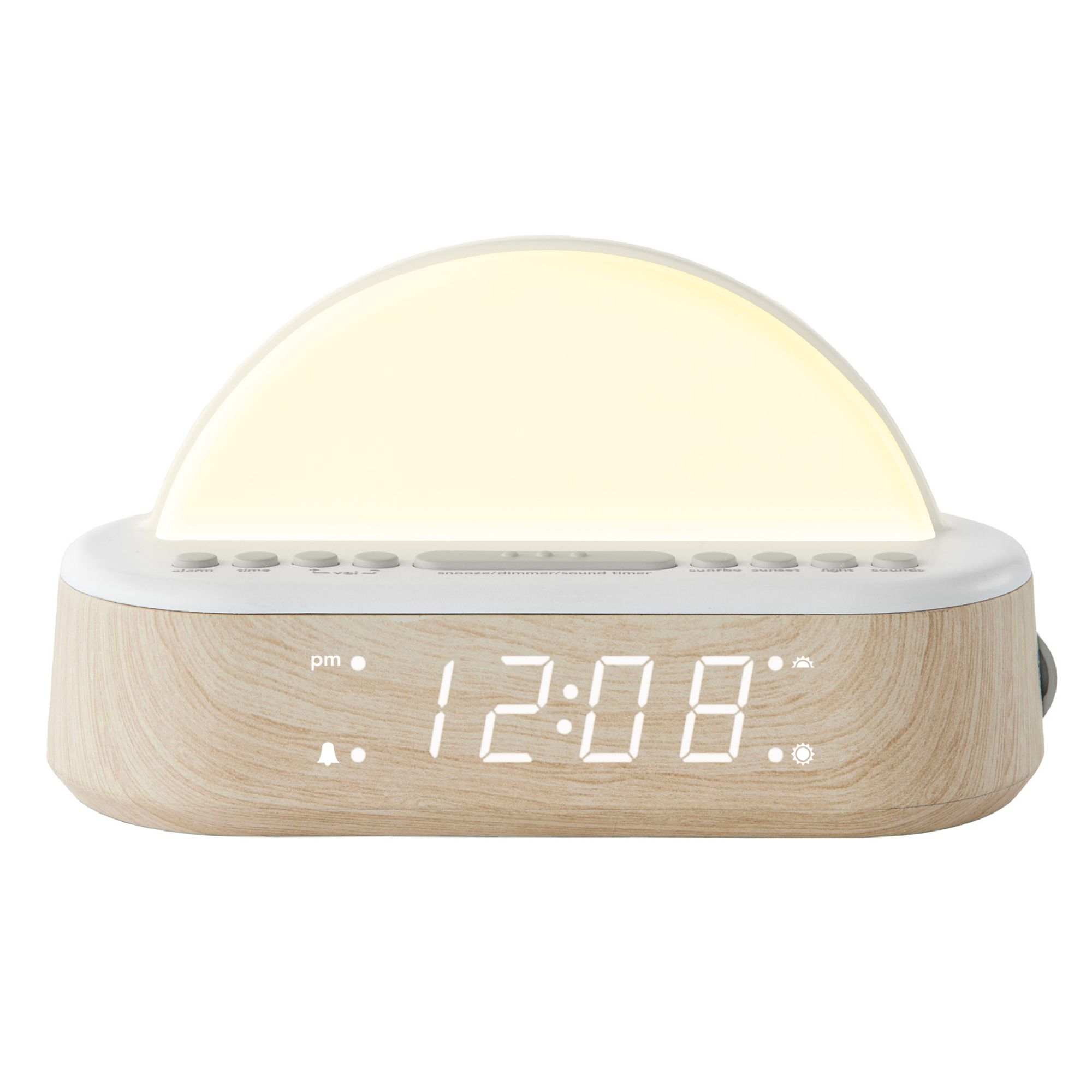 Better Homes & Gardens Sunrise Digital Alarm Clock with Tranquil Sleep Sounds and Multicolor Ligh... | Walmart (US)