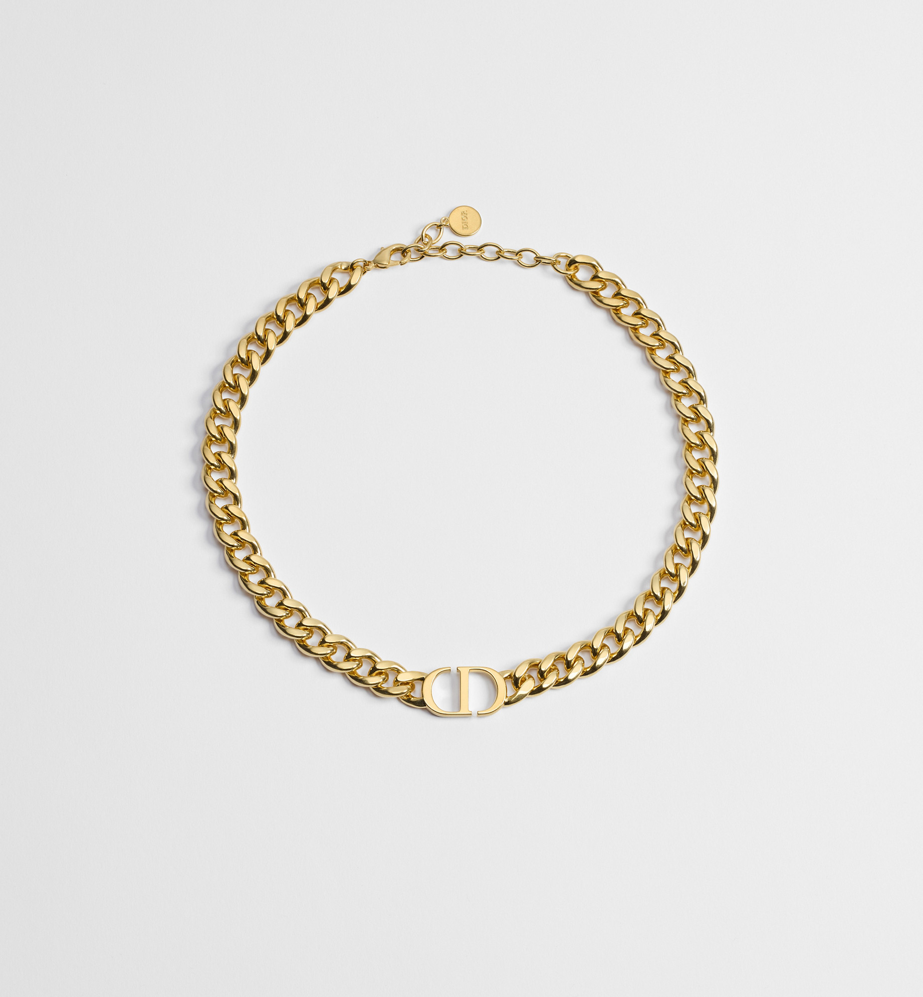 30 Montaigne Short Necklace Gold-Finish Metal | DIOR | Christian Dior Parfums UK