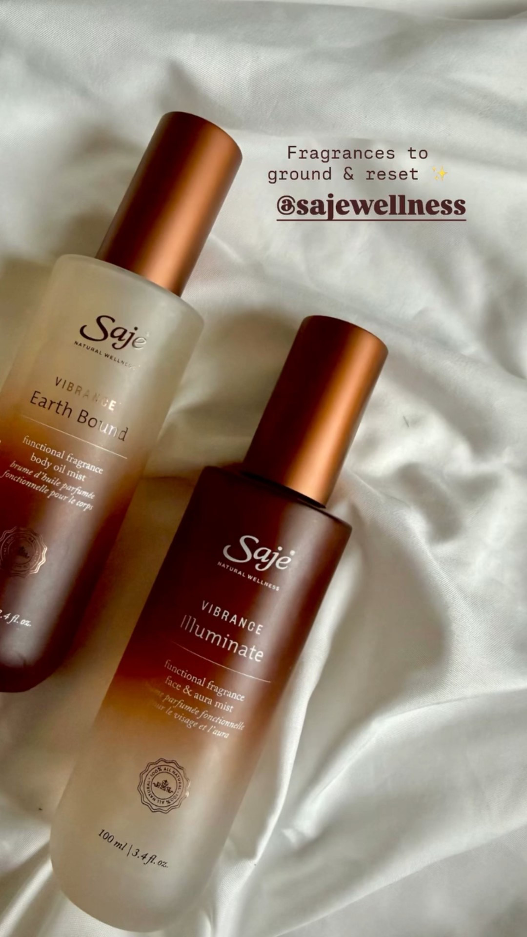 Fragrances to ground & reset ✨ @sajewellness
