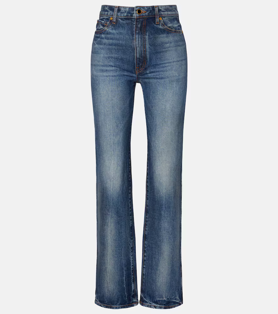 Khaite Danielle high-rise straight jeans | Mytheresa (US/CA)