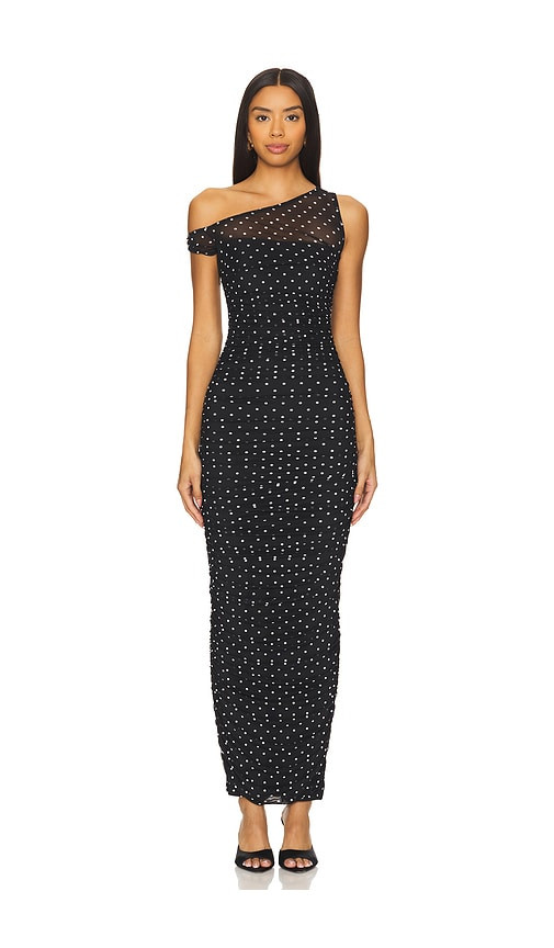 AFRM Biona Maxi Dress in Black. - size 1X | Revolve Clothing (Global)
