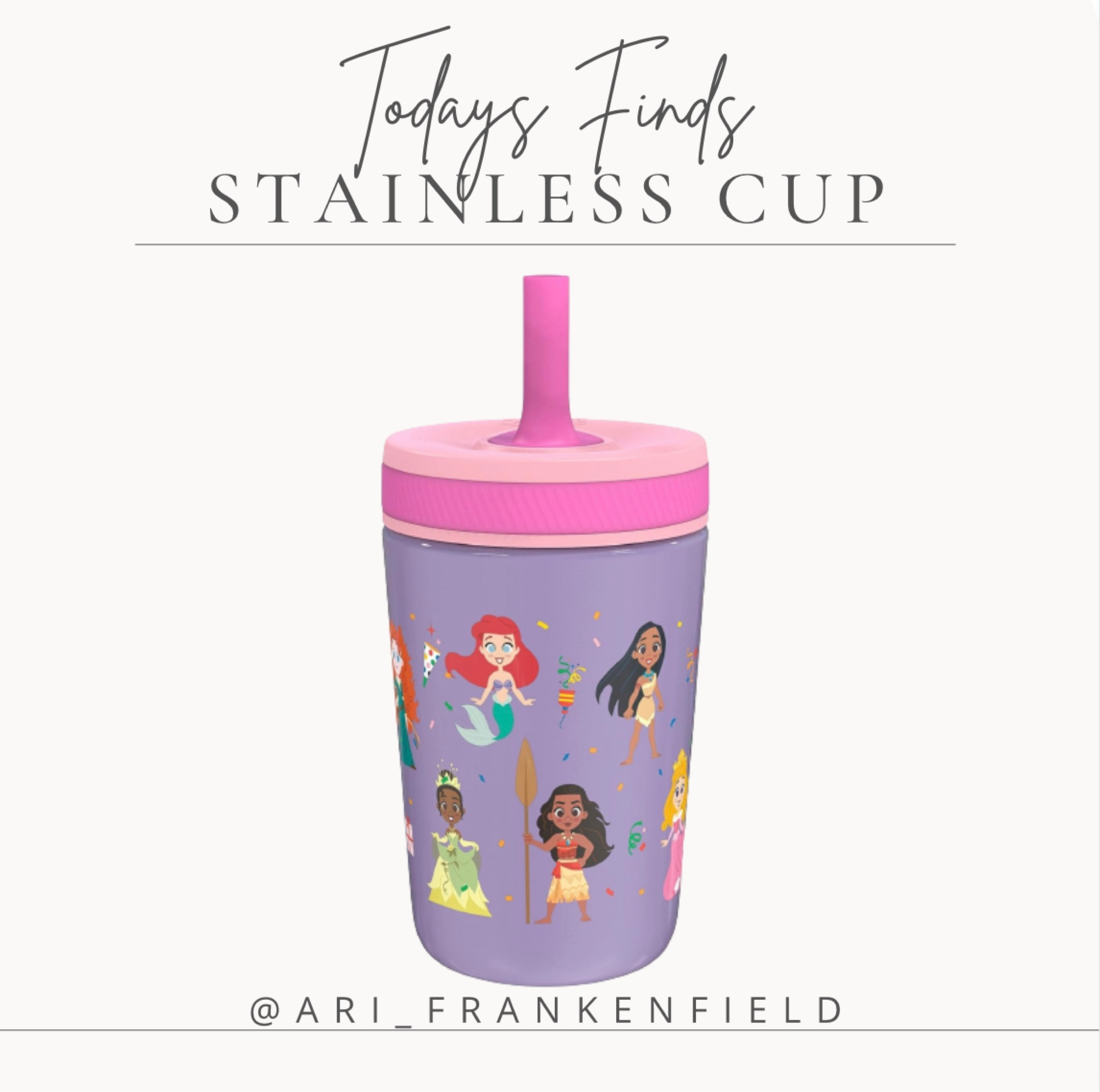  Zak Designs Disney Princess Kelso Toddler Cups For