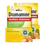 Dramamine Motion Sickness Non-Drowsy,18 Count (Pack of 2) | Amazon (US)