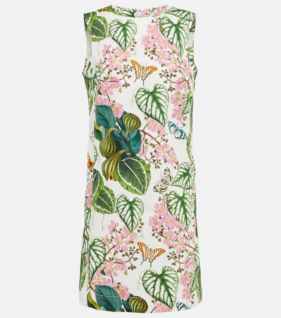 Floral cotton-blend minidress | Mytheresa (US/CA)