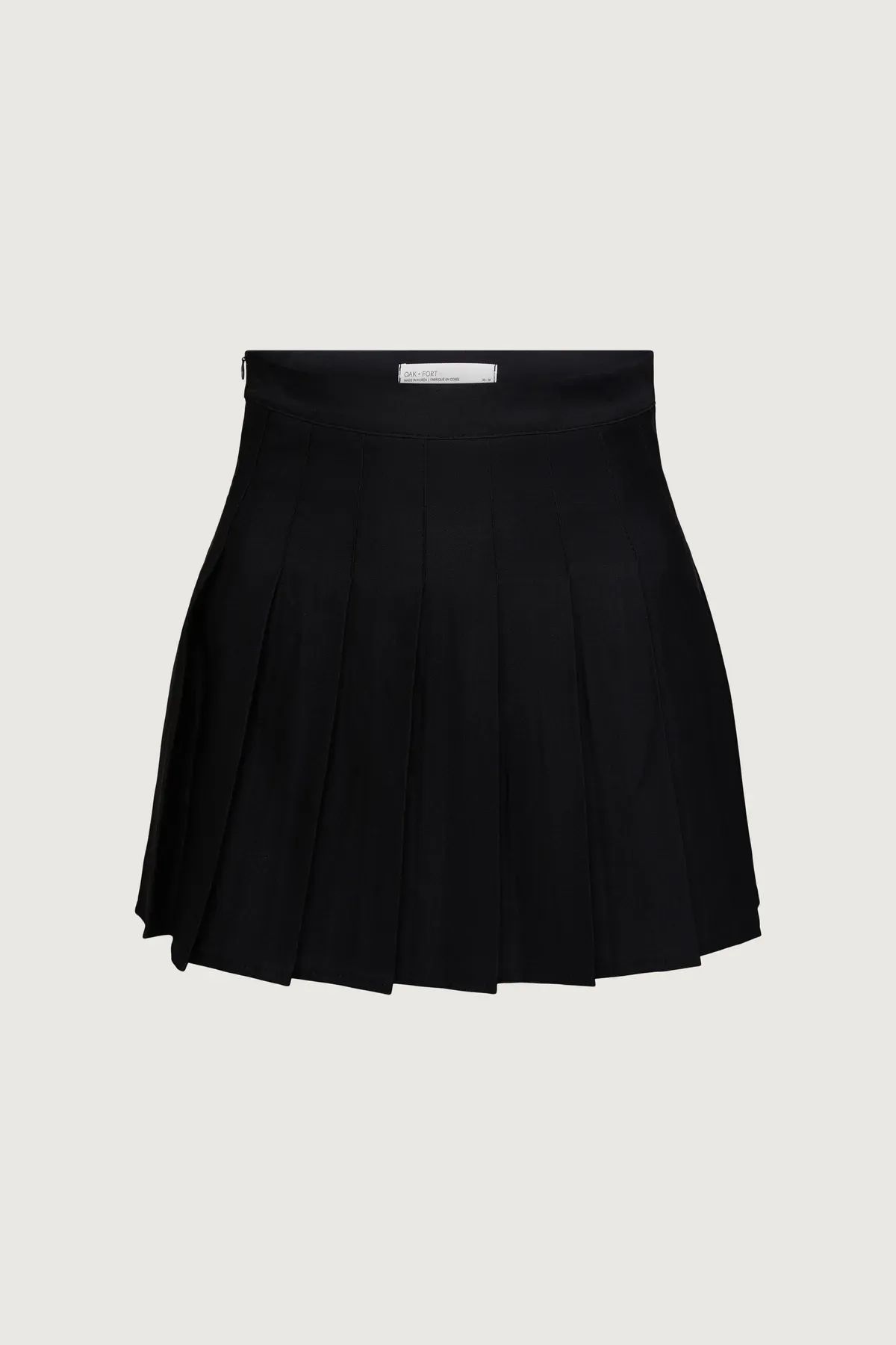 PLEATED MINI SKIRT | OAK + FORT