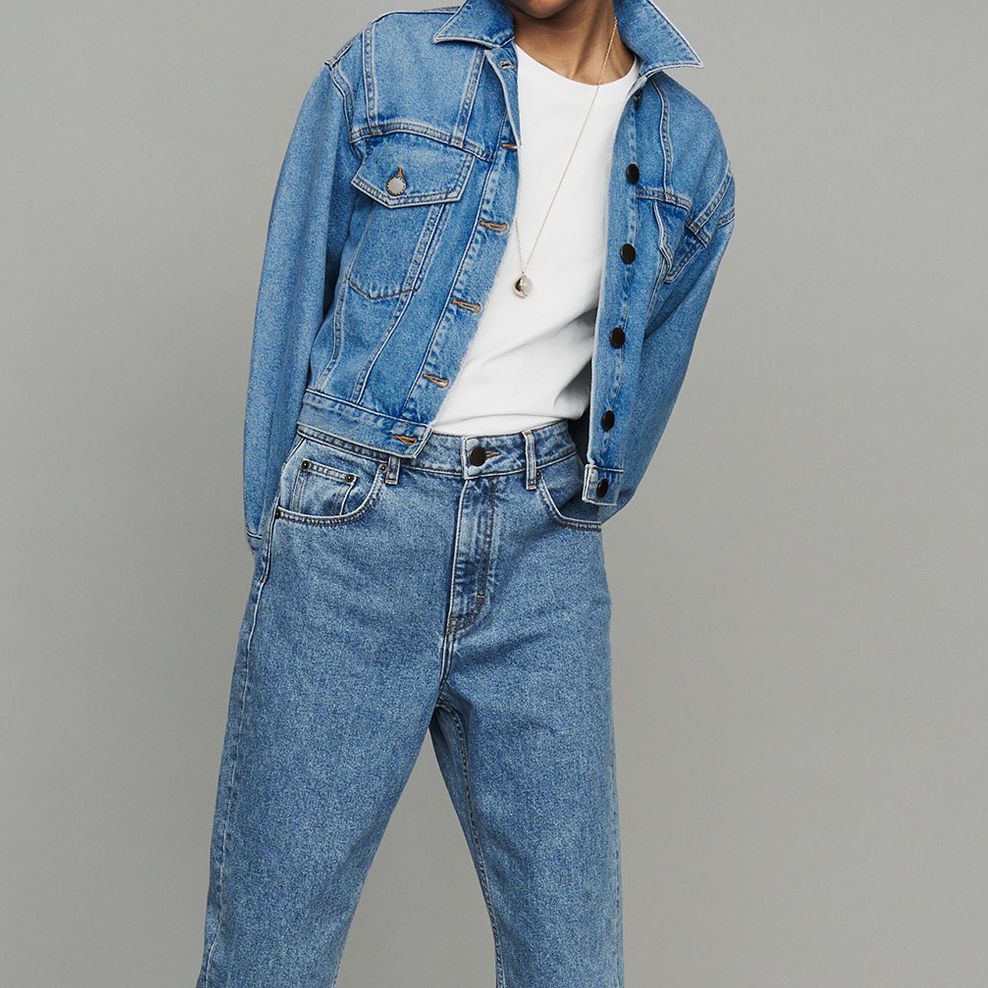 Cropped denim jacket | Maje (US)