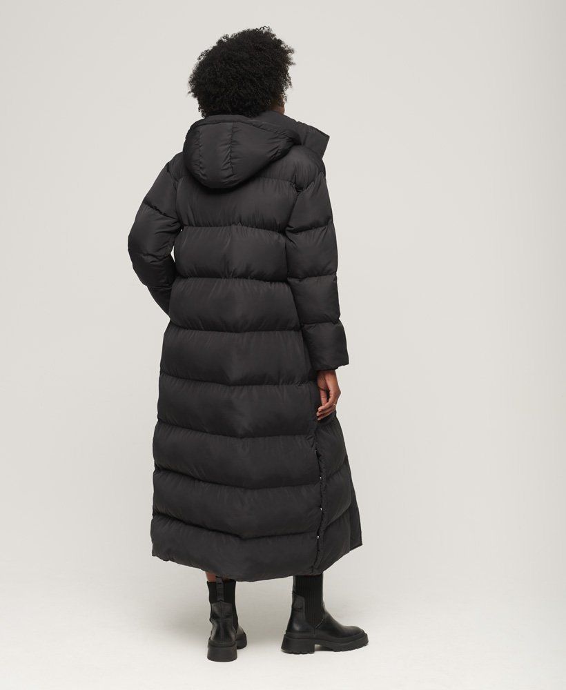 Maxi Hooded Puffer Coat | Superdry (UK)
