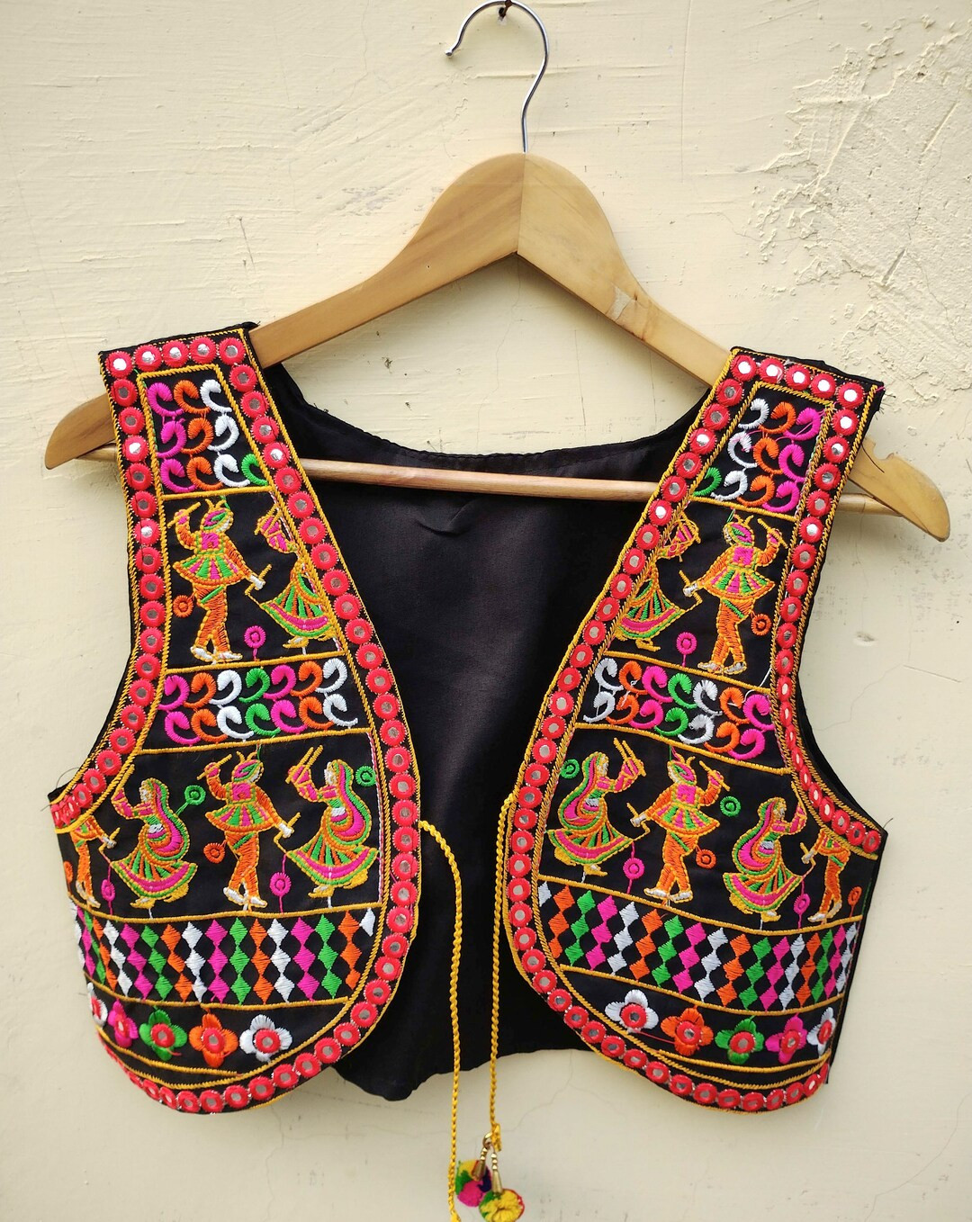 Women Waistcoat Banjara Jacket Indian Embroidered Jacket Designer Boho Hippie Jacket Gujarati Jac... | Etsy (US)