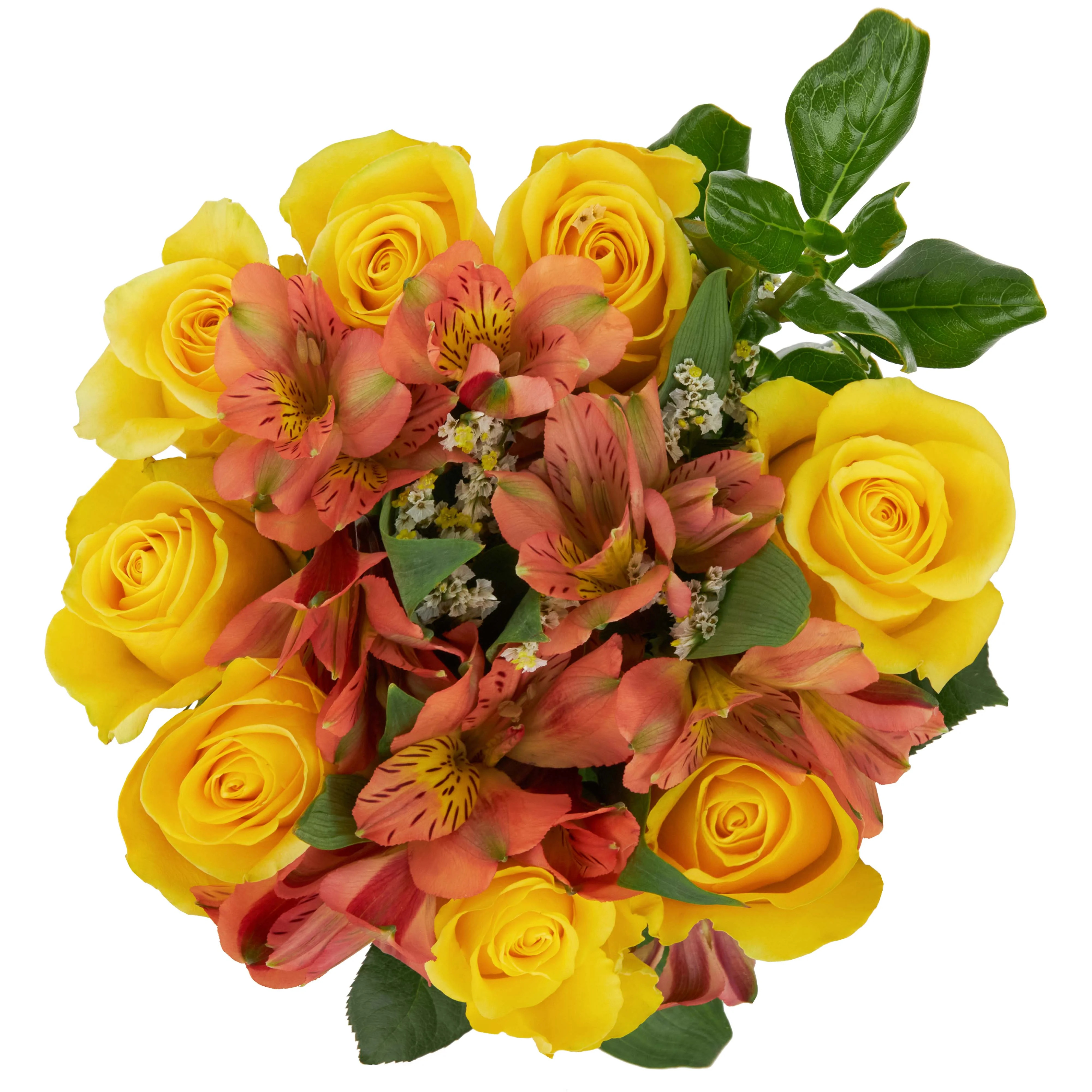 Fresh-Cut Rose and Flower Bouquet, Minimum of 13 Stems, Colors Vary | Walmart (US)