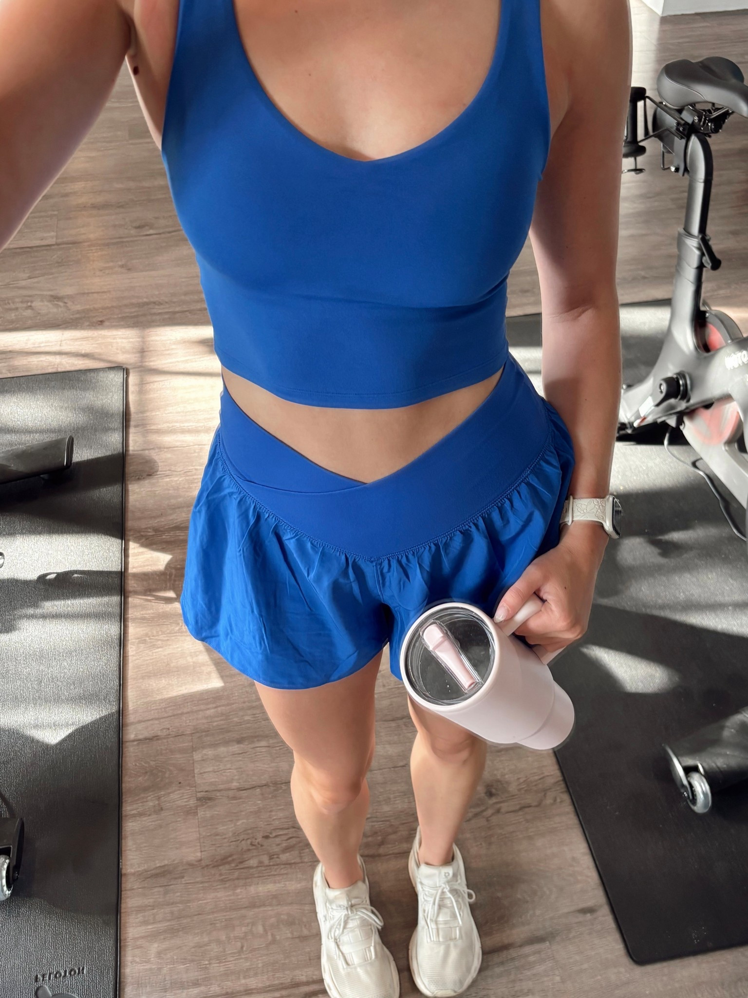 Wearing a size small in both 💙💙

#LTKActive #LTKFindsUnder50 #LTKSaleAlert