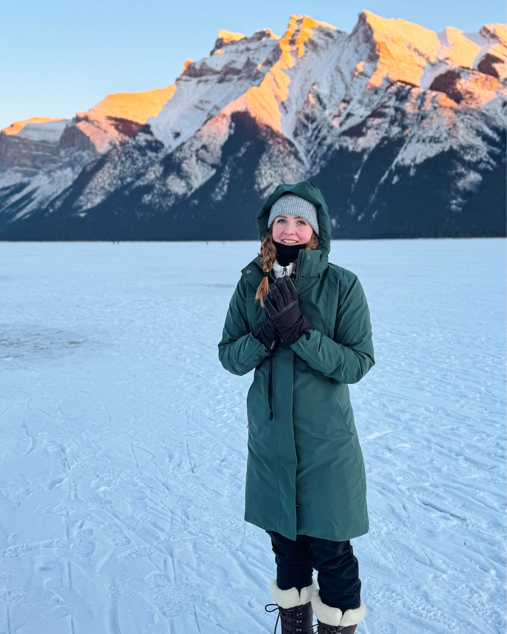 Extreme cold winter walks in Canadian Rockies. 

#LTKcanada #LTKwinter