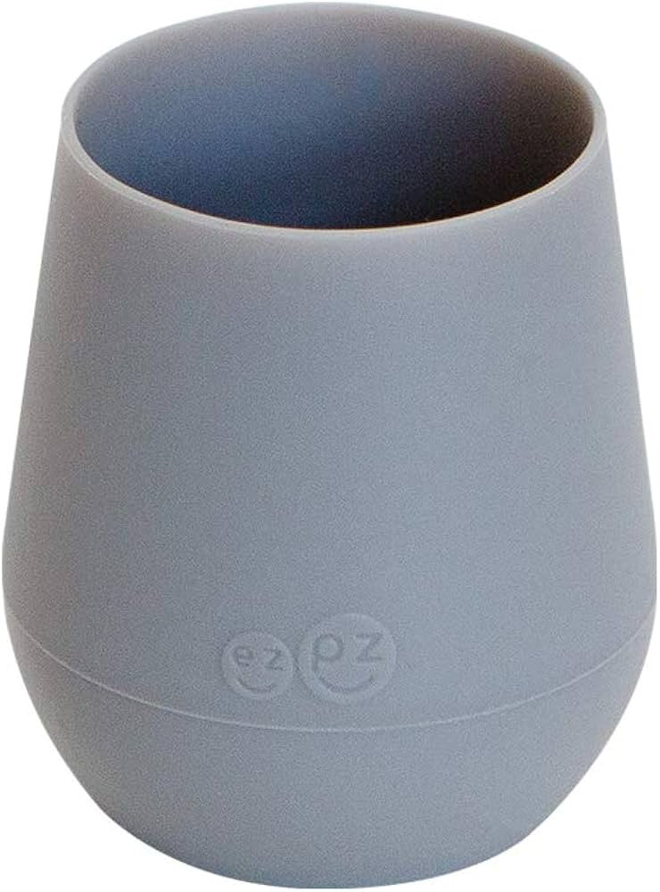 ez pz Tiny Cup (Gray) - 100% Silicone Training Cup for Infants - Designed by a Pediatric Feeding ... | Amazon (US)
