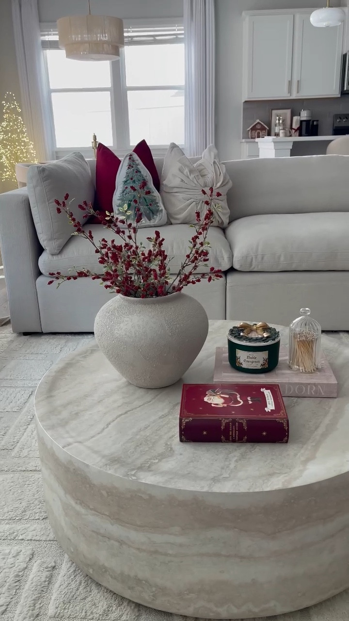 Christmas coffee table decor 

#LTKHoliday #LTKSeasonal #LTKHome