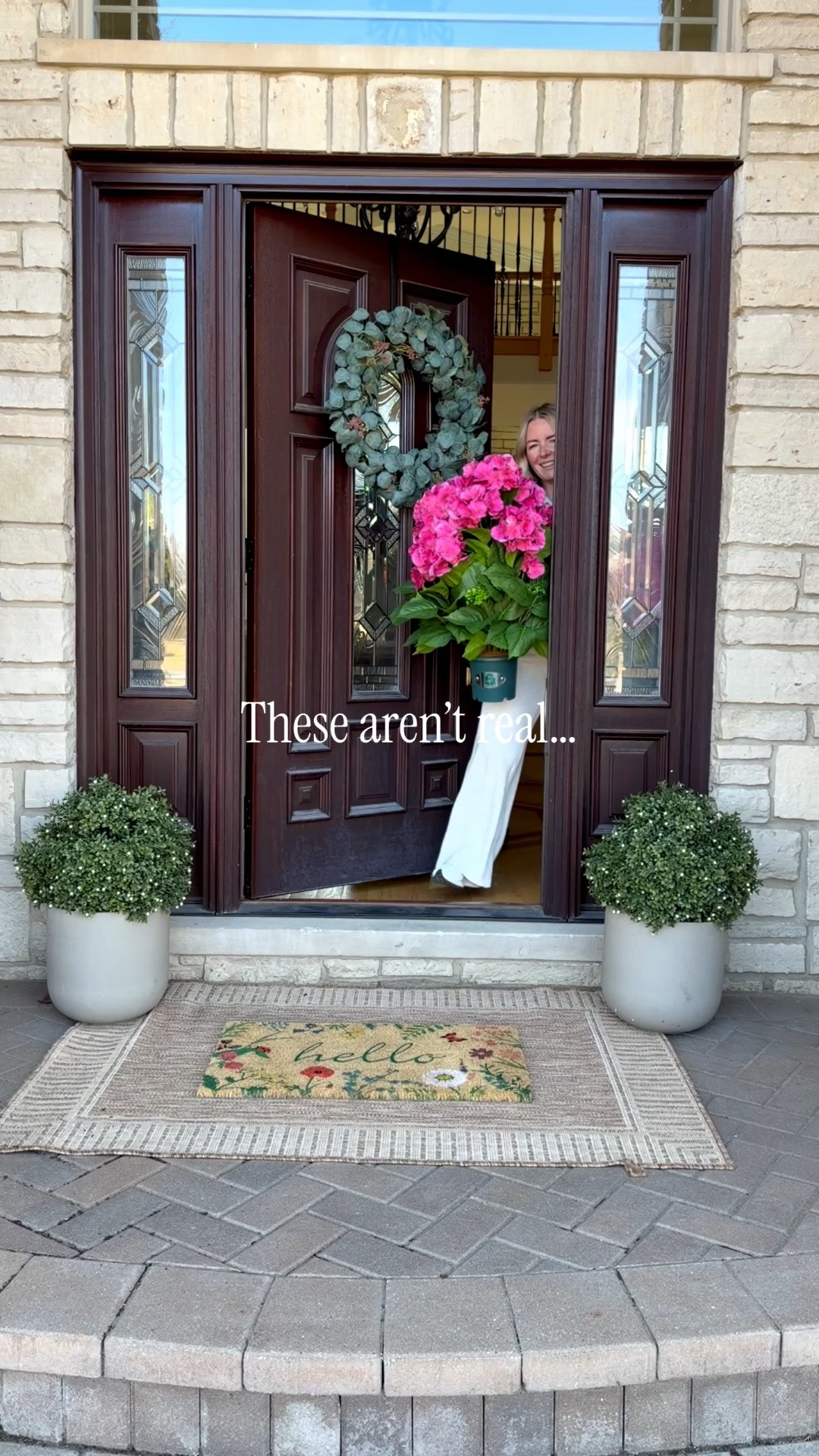 hese faux hydrangeas are FINALLY back in stock 🌸
The amount of messages I got about these after I shared them 😭 They look incredibly real and make the prettiest spring porch statement. Linking them before they sell out again 🤍

#LTKHome #LTKMothersDay