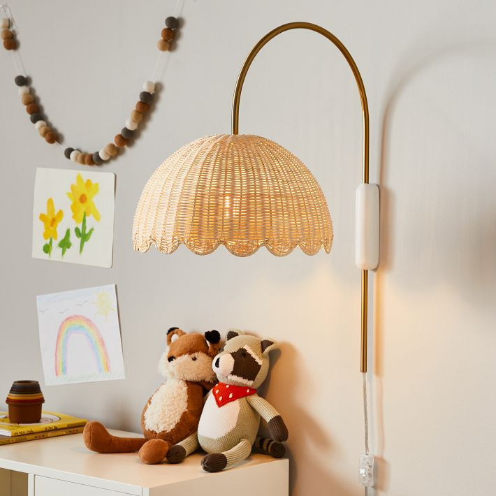 Rattan Bubble Sconce (13") | West Elm (US)