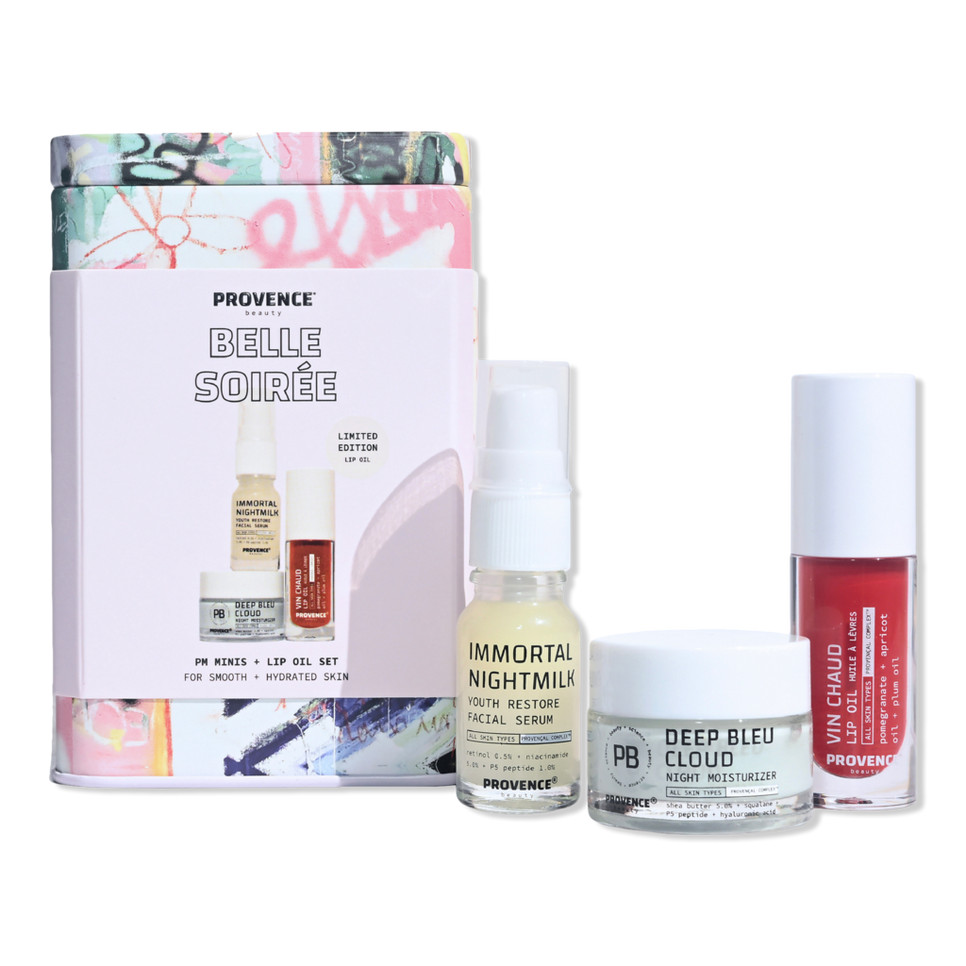 Belle Soirée PM Minis Skincare + Lip Oil Set | Ulta
