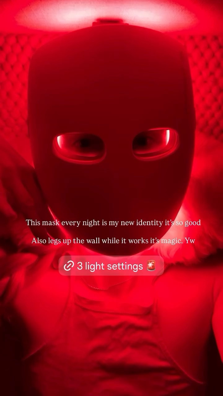 This mask every night is my new identity it’s so good

Also legs up the wall while it works it’s magic. Yw
