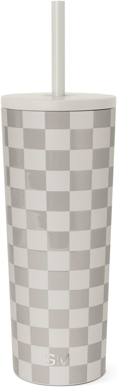 Simple Modern Classic Tumbler with Straw Lid | Insulated Iced Coffee Cup Reusable Stainless Steel... | Amazon (US)