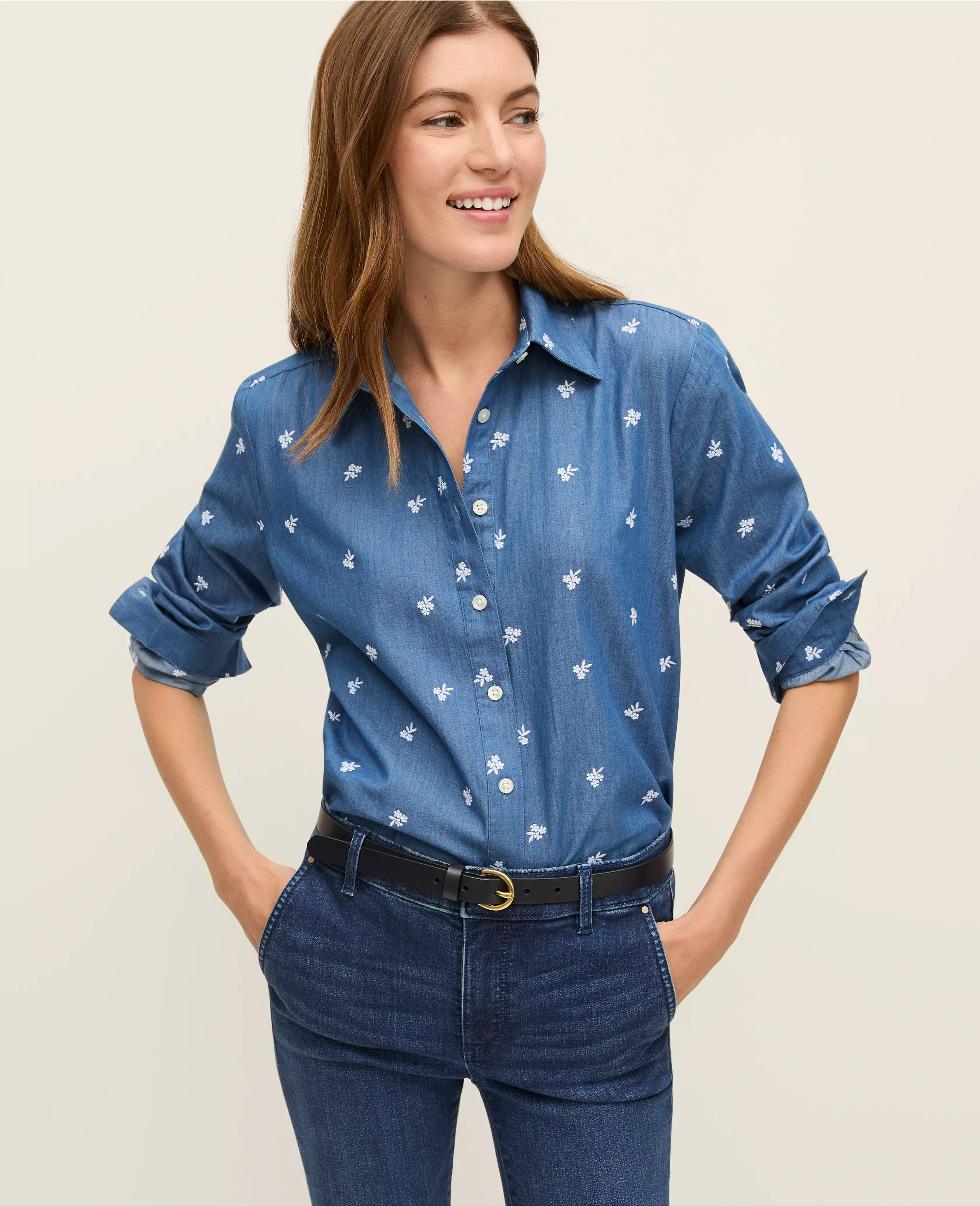 Weekend Collection Relaxed Perfect Shirt | Ann Taylor