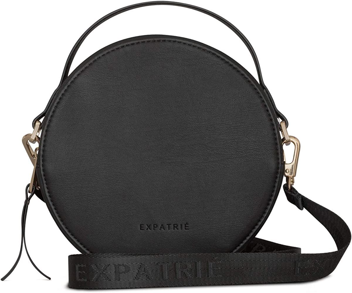 Round Bag Black Small Women - Expatrié"Celine" Crossbody Fashion Trendy Handbag | Amazon (US)