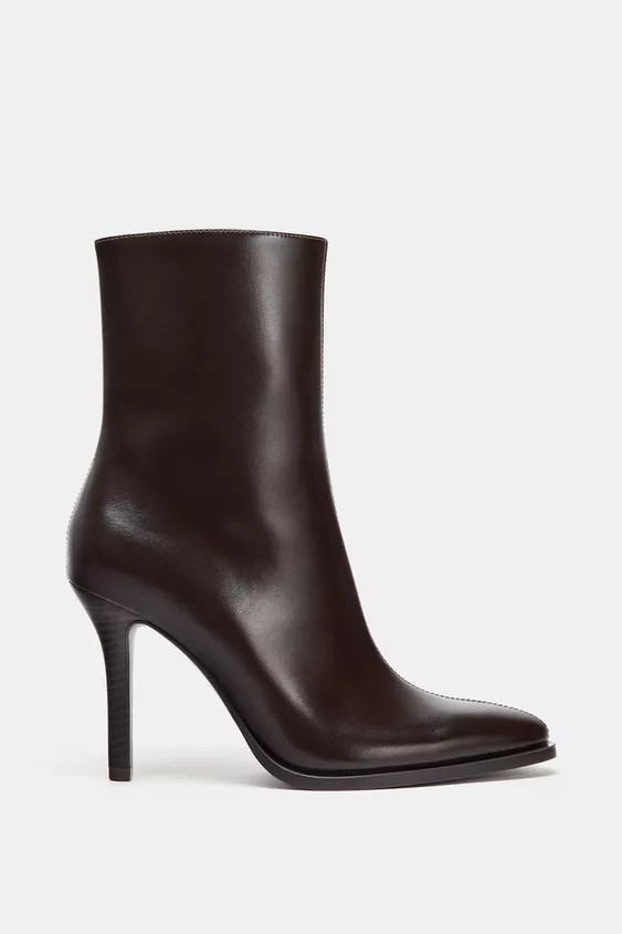 HIGH-HEEL ANKLE BOOTS | Zara UK