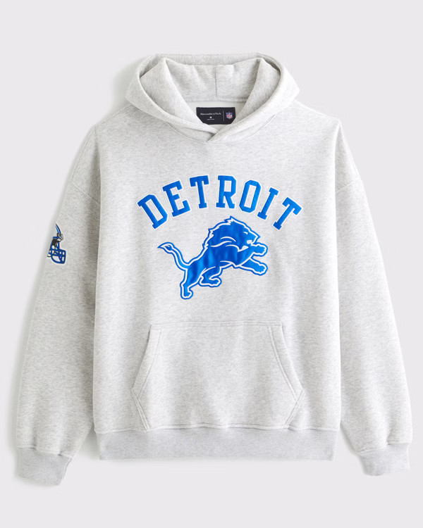Detroit Lions Graphic Popover Hoodie | Abercrombie & Fitch (US)