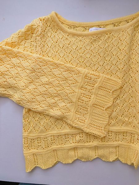 The CUTEST spring knitted crop 💛 

#LTKfindsunder50 #LTKsalealert #LTKstyletip