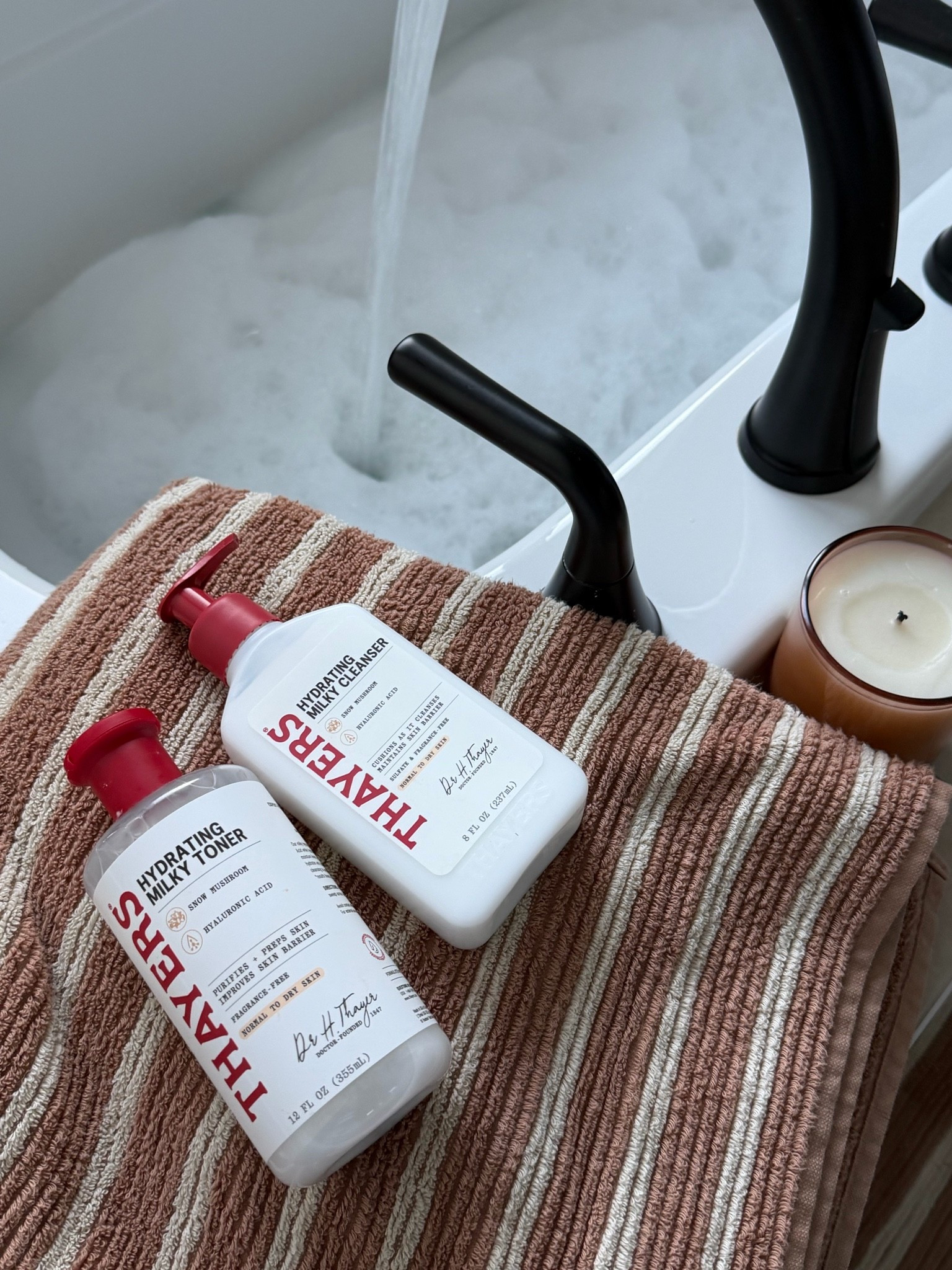 #ad All this travel has been so fun...but my dry skin is definitely ready for a back-to-school reset! A quick @Target run to restock my @Thayers favorites and give my skin the hydration boost it's been begging for 💦 ✨ Hyaluronic acid + snow mushroom = exactly what my travel-tired skin needs to feel hydrated, fresh, and come back to life. #thayerspartner #target #targetpartner

#LTKselfcare