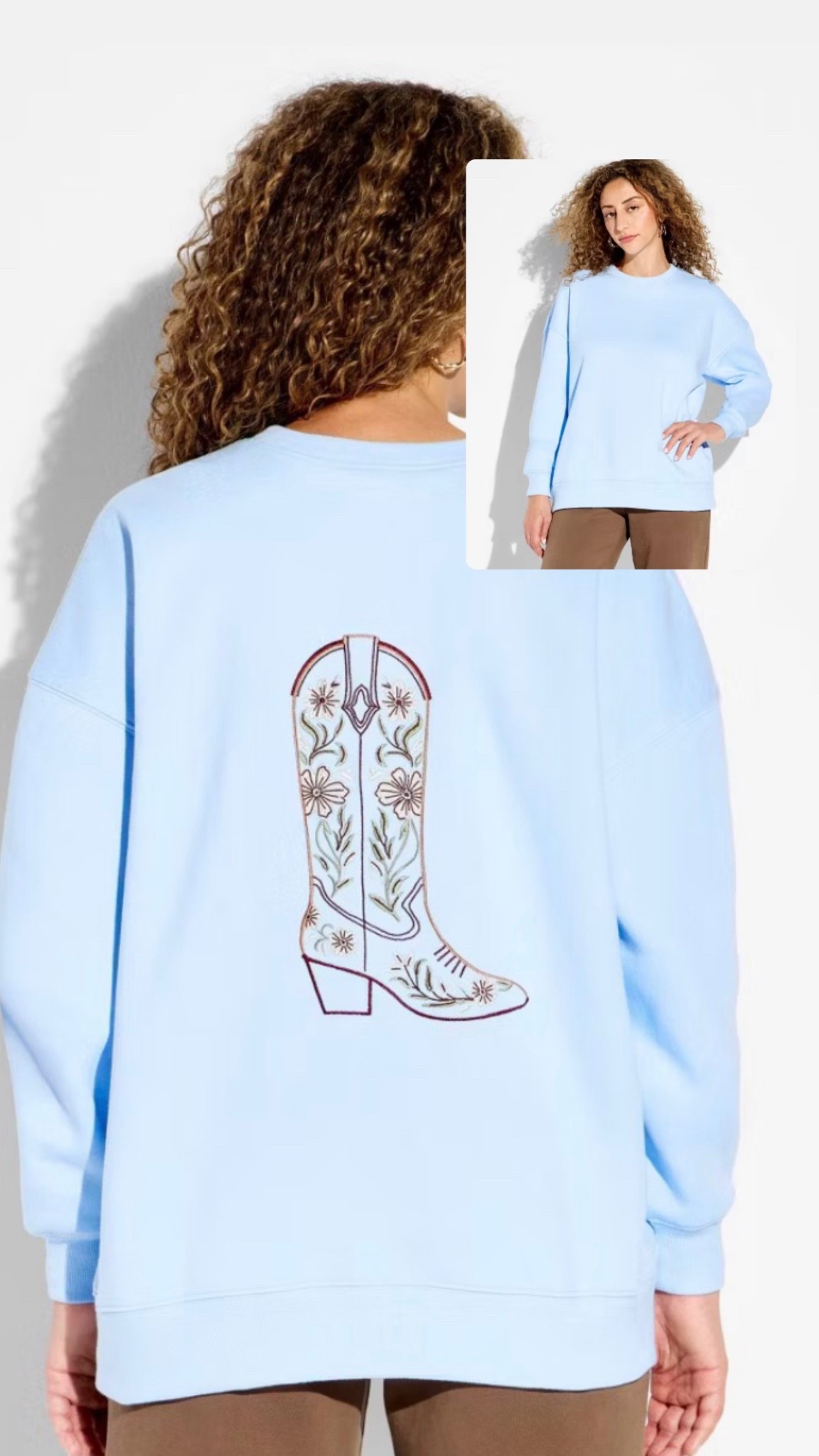 CUTEST sweatshirt from Target!!!  Hurry before it’s GONE… 👢

#LTKSpringSale #LTKSeasonal #LTKootd