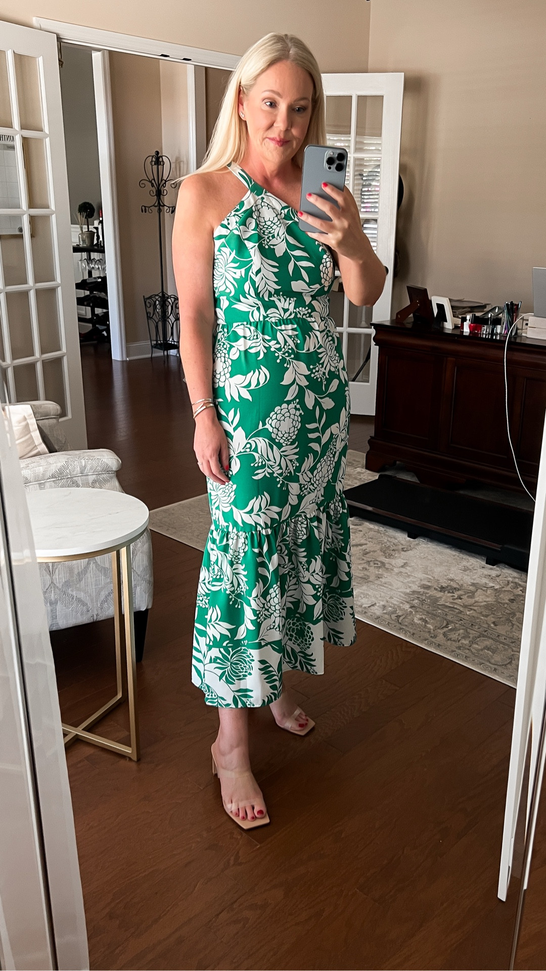 Gorgeous green one shoulder special occasion dress. Possible contender for our cruise. 

#LTKSaleAlert #LTKTravel #LTKOver40