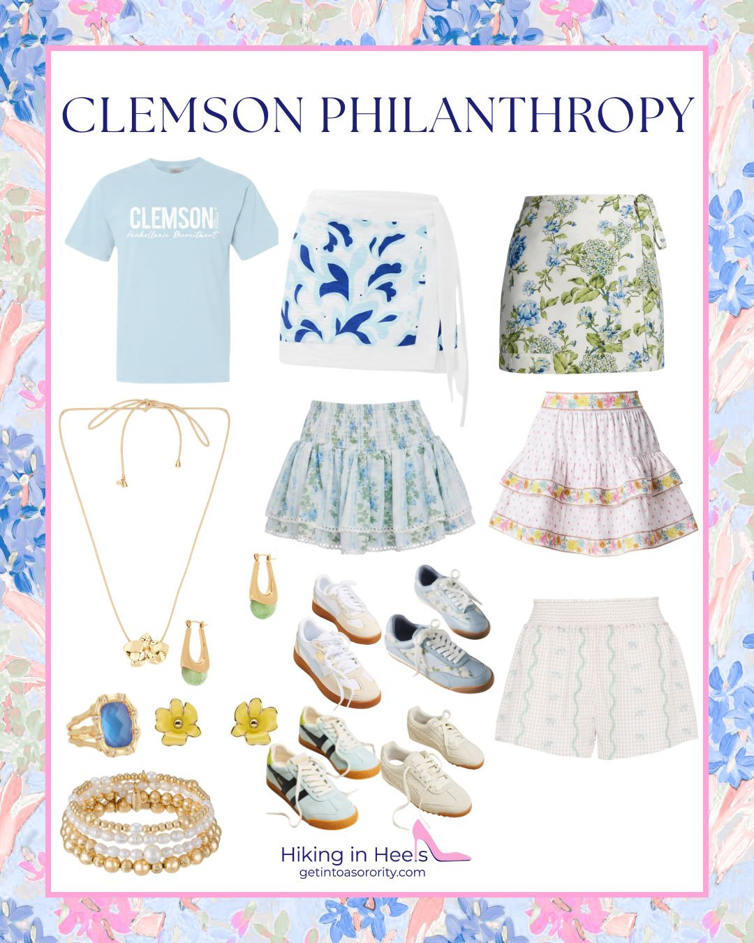 Clemson girls, it's your time to shine🐯✨We had so much fun styling this year’s Panhellenic t-shirts and we hope this gives you some inspo!
#clemsonrush #clemsonsorority #sorority #pnm #sororitystyling #rush #sec #sororityrush #sororityrushprep #sororityrushcoach #sororityrushconsultant #rushconsultant #sororityrecruitmentconsultant #sororityrecruitmentcoaching #sororityrecruitmentcoach #gogreek #getreadyforrecruitment #sororityrecruitment 

 