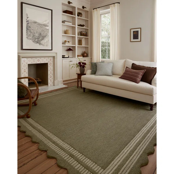 Chris Loves Julia x Loloi Scottie Olive / Pebble Area Rug | Wayfair North America
