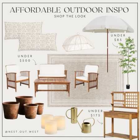 Affordable outdoor inspiration, affordable, outdoor decor, exteriors

#LTKhome #LTKSeasonal
