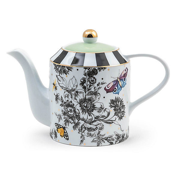 MacKenzie-Childs Butterfly Toile Teapot | MacKenzie-Childs