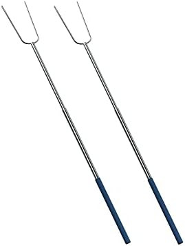 RAOMEIDE 32" Heavy Duty Marshmallow Roasting Sticks, Smores Sticks for Fire Pit Long, Hot Dog Sti... | Amazon (US)