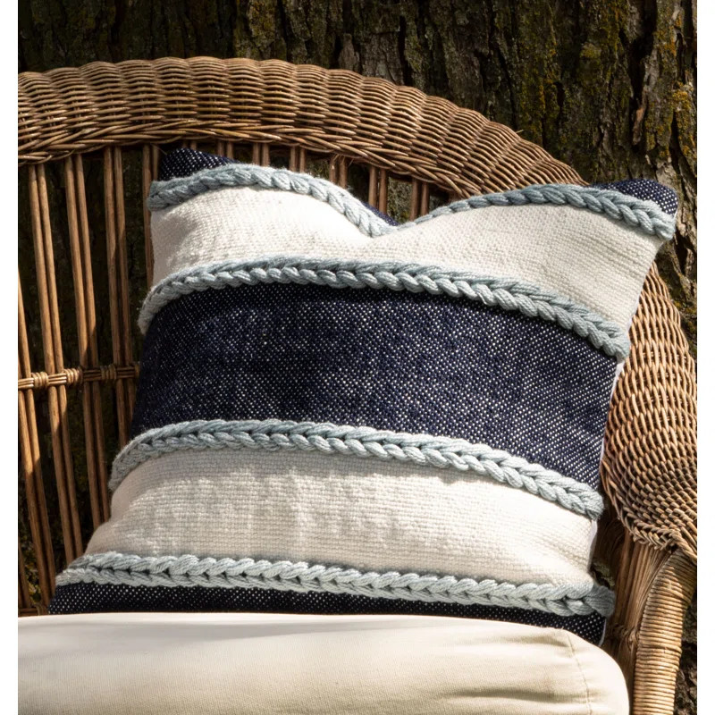 Striped Indoor/Outdoor Throw Pillow | Wayfair North America