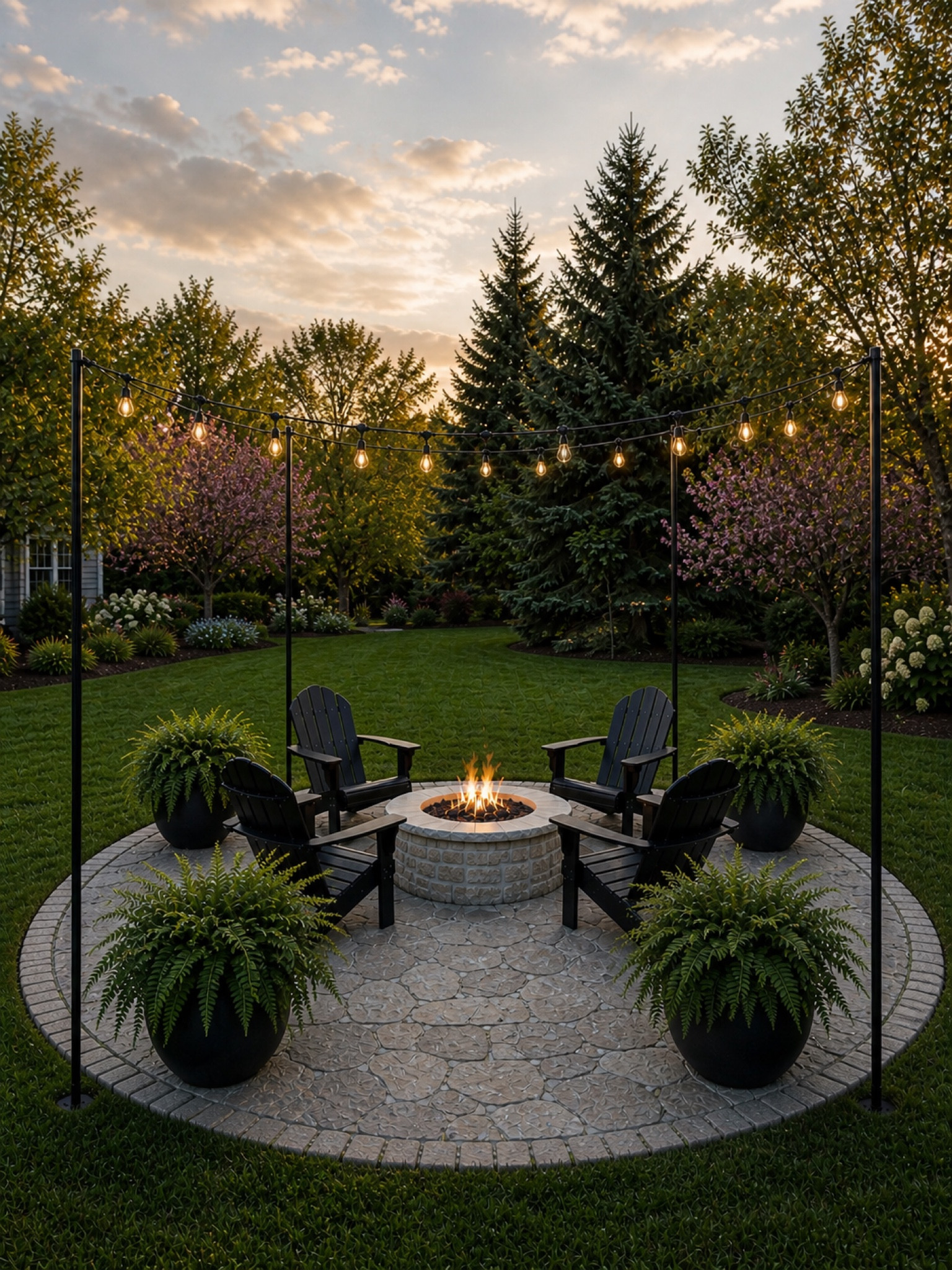 Outdoor Fire Pit Patio Setup with Best-Selling String Light Poles on Sale ✨

Follow @farmtotablecreations on Instagram for more outdoor styling ideas and Amazon finds 🤍

These Amazon string light poles are the finishing touch every backyard setup needs… and they’re going FAST right now 👀 Over 7K+ bought in the past month and currently on sale 🙌🏼

They instantly elevate a simple patio into a cozy, high-end space. I love how they frame the seating area and give that warm, ambient glow once the sun goes down. Paired with the fire pit, Adirondack chairs, and lush greenery, this whole setup feels like a little backyard retreat 🌿🔥

If you’ve been wanting to upgrade your outdoor space without a full overhaul… this is one of those small changes that makes a BIG difference.

#stringlightpoles #outdoorlighting #firepitarea #patiosetup #amazonfinds

#LTKSaleAlert #LTKHome #LTKSeasonal