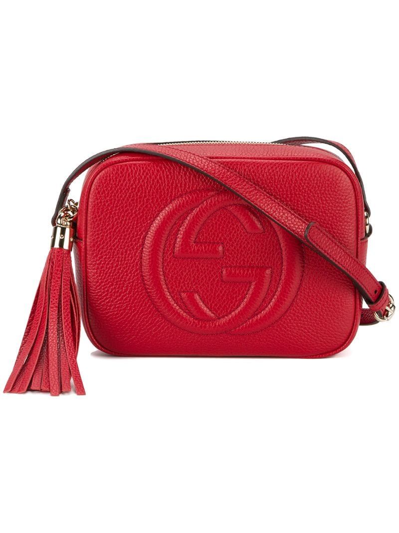 Gucci - GG Soho crossbody bag - women - Leather - One Size, Red, Leather | FarFetch US