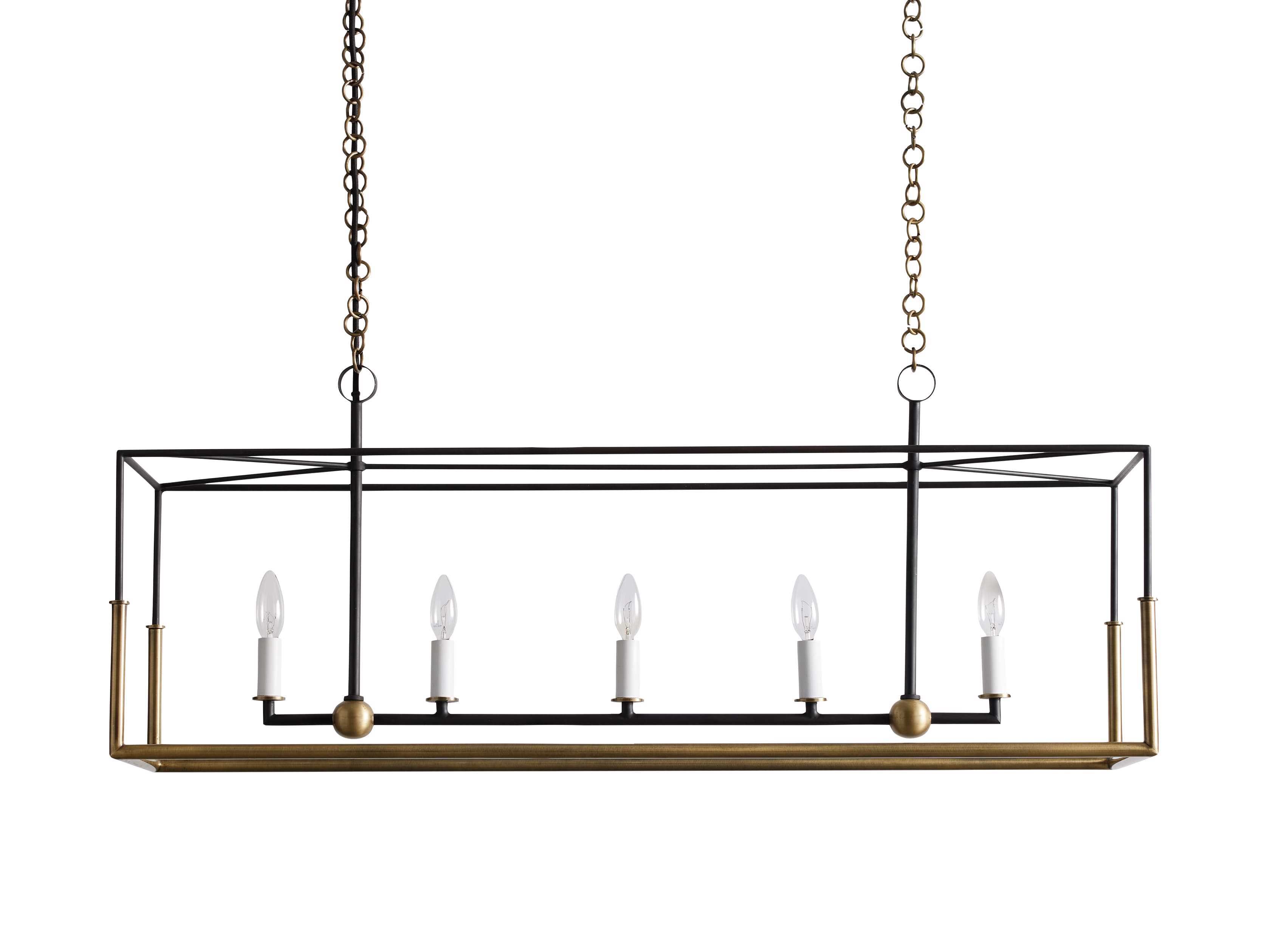 Holt 5 Light Linear Chandelier | Arhaus