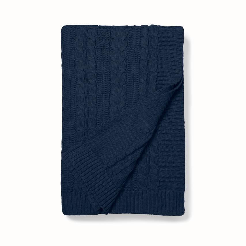 Cable Knit Throw Blanket | Boll & Branch