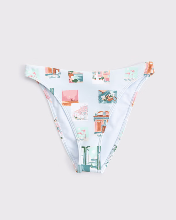 Mid Rise High-Leg Moderate Bottom | Abercrombie & Fitch (US)