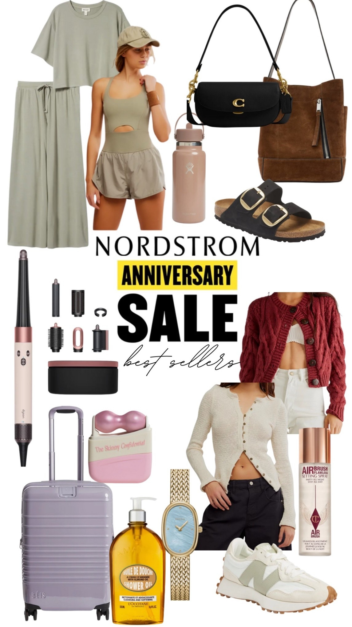 Nordstrom anniversary sale  — best sellers for her!✨ 

#nordstrom #nordstromfinds #nordstrombestsellers #nordstromanniversarysale #nsale #dysonairwrap #birkenstocks #freepeople #fpmovement #beissuitcase #suitcase #cardigan #coachbag #allsaints #newbalance #sneakers #bestsellers #topsellers #loungesets  #fallstyle #everydaystyle #styletip #suedebags #trending 

#LTKStyleTip #LTKSaleAlert #LTKFindsUnder100