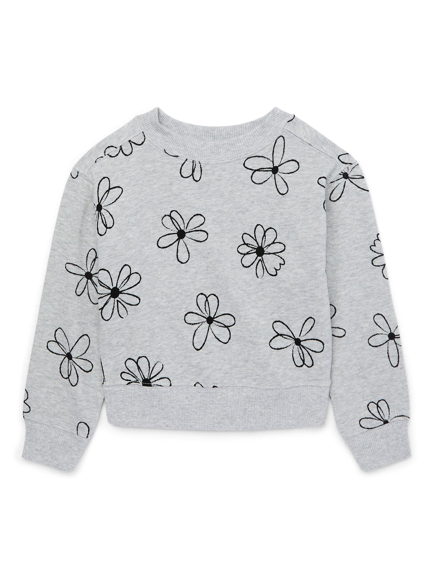 Wonder Nation Girls Fashion Fleece Pullover, Sizes 4-18 & Plus | Walmart (US)