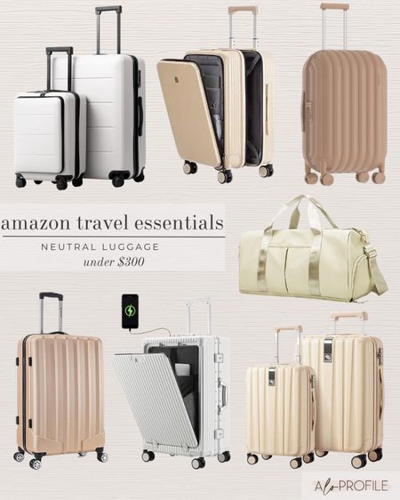 Amazon Travel Essentials : Luggage Under $300 // Amazon finds, Amazon travel essentials, Amazon travel, Amazon travel accessories, travel must haves, Amazon prime deals, found it on Amazon, Amazon luggage