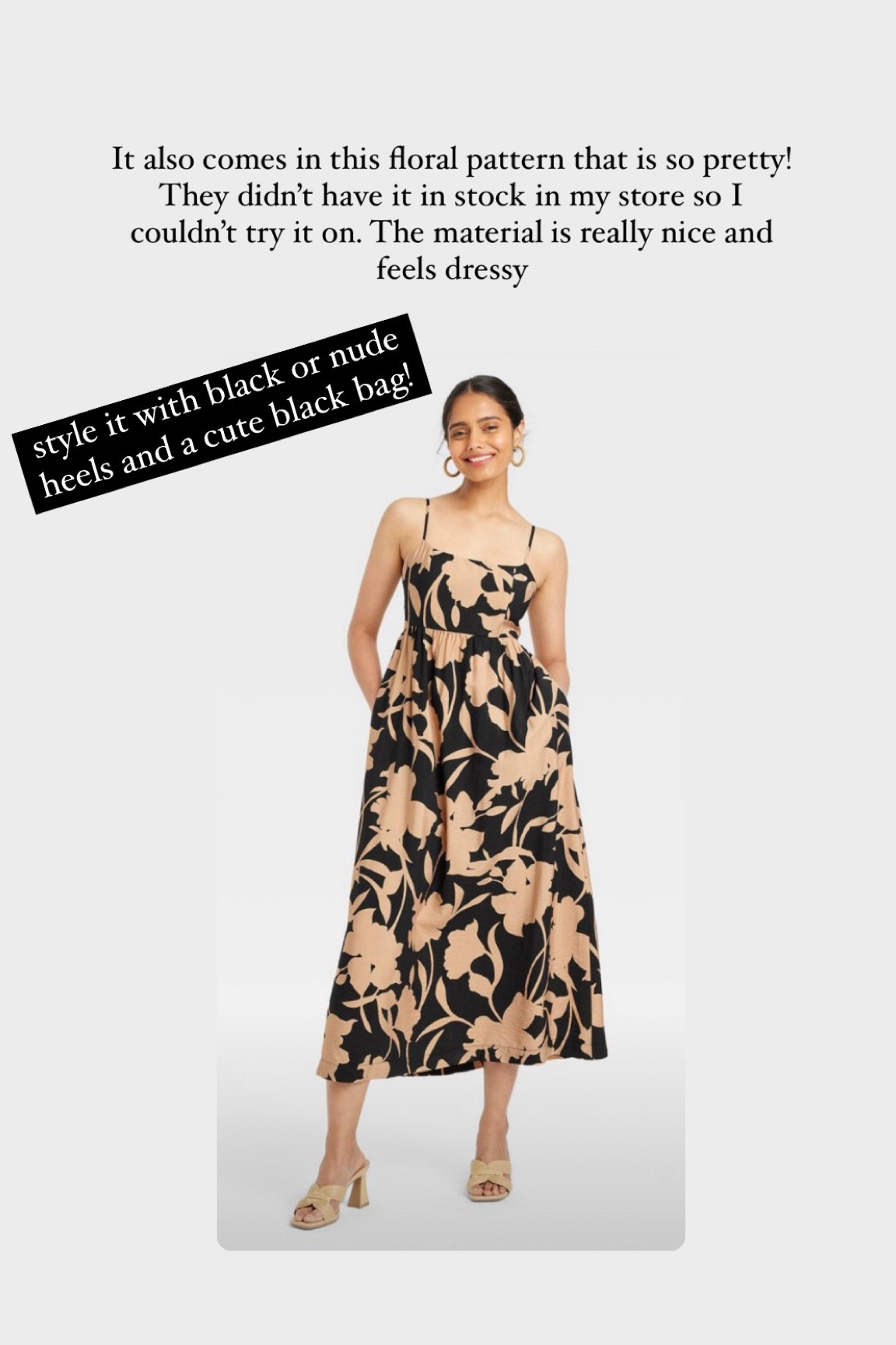 Love this new dress from Target! So pretty for Summer events and on sale right now 

#LTKFindsUnder50 #LTKMidsize #LTKSaleAlert